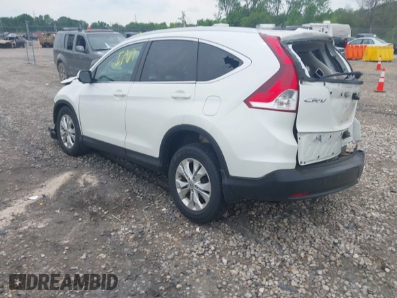 2013 Honda CR-V EX-L with VIN 5J6RM4H78DL065696, listed as a IAAI auction lot 42376045 with 83,216 mi miles and . Bid and sale history available at DreamBid. Image 3.