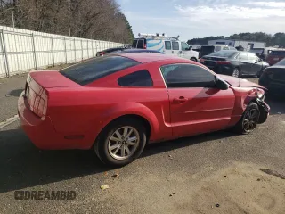 2007 Ford Mustang Deluxe with VIN 1ZVFT80N775344981, listed as a Copart auction lot 48111245 with 225,685 mi miles and Salvage Title. Bid and sale history available at carsss.com. Image 3.