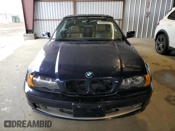 2003 BMW 3 Series 330Ci with VIN WBABS534X3JU96029, listed as a Copart auction lot 81632324 with 120,614 mi miles and Salvage Title. Bid and sale history available at carsss.com. Image 5.