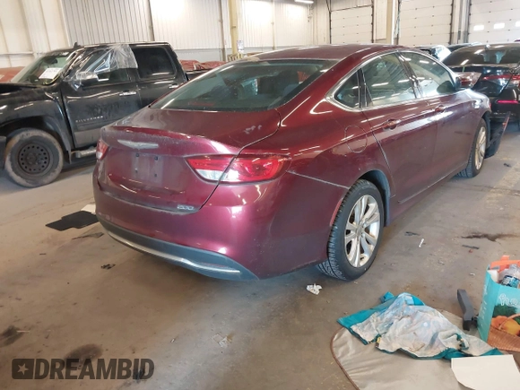 2015 Chrysler 200 Limited z VIN 1C3CCCAB0FN715768, wystawiony jako IAAI lot #42174378 z przebiegiem 130 676 mil mil oraz . Historia ofert i sprzedaży dostępna na DreamBid. Obrazek 4.