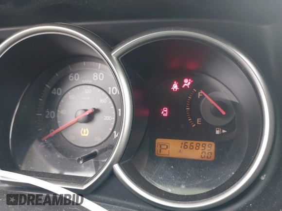 2008 Nissan Versa 1.8 S with VIN 3N1BC13E78L380632, listed as a IAAI auction lot 41562724 with 166,899 mi miles. Bid and sale history available at carsss.com. Image 16.