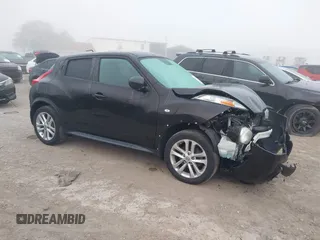 2014 Nissan Juke S with VIN JN8AF5MV1ET361155, listed as a IAAI auction lot 41486346 with 106,397 mi miles. Bid and sale history available at carsss.com. Image 1.