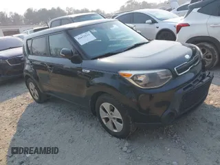 2014 Kia Soul + with VIN KNDJP3A53E7078654, listed as a IAAI auction lot 41672511 with 108,052 mi miles. Bid and sale history available at carsss.com. Image 1.