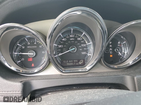 2010 Lincoln MKT EcoBoost with VIN 2LMHJ5AT1ABJ24705, listed as a Copart auction lot 52198905 with 58,288 mi miles and Salvage Title. Bid and sale history available at DreamBid. Image 9.