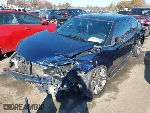 2013 Scion tC with VIN JTKJF5C76D3054733, listed as a IAAI auction lot 40998576 with 155,540 mi miles. Bid and sale history available at carsss.com. Image 6.