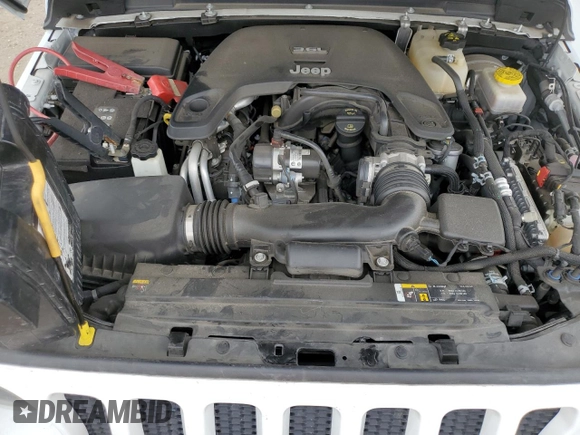 2021 Jeep Wrangler Sport S с VIN 1C4HJXAG7MW542333, выставлен на аукционе Copart как лот 53243665 с пробегом 36 310 миль миль и Списание • Salvage title. История ставок и продаж доступна на DreamBid. Изображение 11.