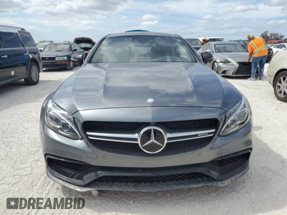 2017 Mercedes-Benz C 63 S AMG with VIN WDDWJ8HB4HF498410, listed as a Copart auction lot 76658984 with Not Provided miles and Salvage Title. Bid and sale history available at carsss.com. Image 5.