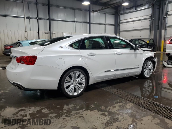 2016 Chevrolet Impala LTZ z VIN 2G1145S37G9142853, wystawiony jako Copart lot #57564675 z przebiegiem 153 596 mil mil oraz Szkoda całkowita • Salvage title. Historia ofert i sprzedaży dostępna na DreamBid. Obrazek 3.