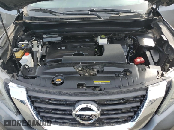 2017 Nissan Pathfinder Platinum with VIN 5N1DR2MMXHC604953, listed as a Copart auction lot 55283425 with 115,455 mi miles and Clean title. Bid and sale history available at DreamBid. Image 12.