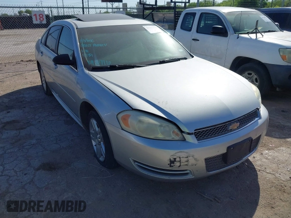 2014 Chevrolet Impala LT with VIN 2G1WB5E32E1146716, listed as a IAAI auction lot 41967440 with 143,593 mi miles and . Bid and sale history available at DreamBid. Image 1.