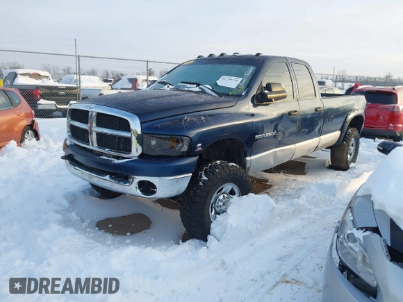 2003 Dodge Ram 2500 ST with VIN 3D7KU28C43G813841, listed as a IAAI auction lot 41239735 with 309,528 mi miles. Bid and sale history available at carsss.com. Image 2.