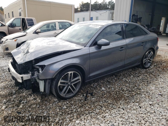 2017 Audi A3 Sedan Premium with VIN WAUB8GFF6H1043041, listed as a Copart auction lot 75596063 with 63,165 mi miles. Bid and sale history available at carsss.com. Image 1.