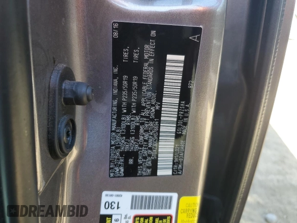 2017 Toyota Sienna SE with VIN 5TDXZ3DC5HS766941, listed as a Copart auction lot 56222045 with 94,250 mi miles and Salvage title. Bid and sale history available at DreamBid. Image 13.
