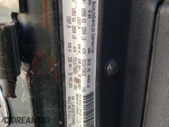 2005 Jeep Wrangler X with VIN 1J4FA39S75P308465, listed as a Copart auction lot 48693035 with Not Provided miles and Salvage Title. Bid and sale history available at DreamBid. Image 14.