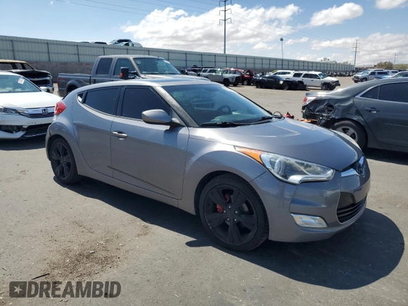 2012 Hyundai Veloster w/Black Int z VIN KMHTC6AD4CU078248, wystawiony jako Copart lot #59524465 z przebiegiem 75 040 mil mil oraz Szkoda całkowita • Salvage title. Historia ofert i sprzedaży dostępna na DreamBid. Obrazek 4.