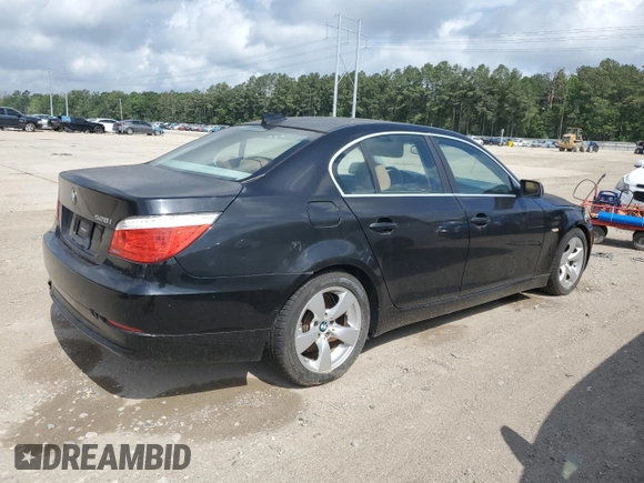 2008 BMW 5 Series 528i with VIN WBANU53558CT01921, listed as a Copart auction lot 54101055 with 112,277 mi miles and Clean Title. Bid and sale history available at carsss.com. Image 3.