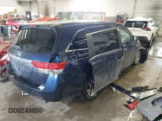 2015 Honda Odyssey EX with VIN 5FNRL5H42FB114840, listed as a IAAI auction lot 41586407 with 92,490 mi miles. Bid and sale history available at carsss.com. Image 4.
