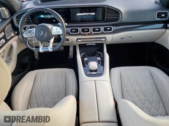 2021 Mercedes-Benz GLS 63 AMG with VIN 4JGFF8KE0MA387631, listed as a Copart auction lot 60719164 with 46,530 mi miles and Salvage Title. Bid and sale history available at DreamBid. Image 8.