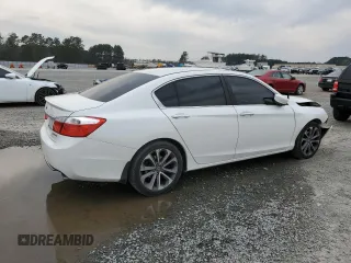 2014 Honda Accord Sedan Sport with VIN 1HGCR2F5XEA015559, listed as a Copart auction lot 48861885 with 215,965 mi miles and Salvage Title. Bid and sale history available at carsss.com. Image 3.