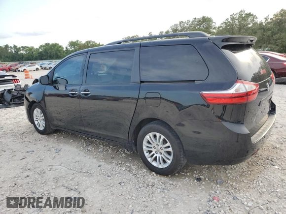 2016 Toyota Sienna XLE with VIN 5TDYK3DC3GS754018, listed as a Copart auction lot 55508925 with 99,016 mi miles and Salvage title. Bid and sale history available at DreamBid. Image 2.