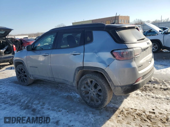 2019 Jeep Compass Limited with VIN 3C4NJDCBXKT745237, listed as a Copart auction lot 88453725 with 116,193 mi miles and Salvage title. Bid and sale history available at DreamBid. Image 2.