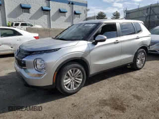 2024 Mitsubishi Outlander ES z VIN JA4J3UA84RZ056047, wystawiony jako Copart lot #50905715 z przebiegiem 24 714 mil mil oraz Szkoda całkowita • Salvage title. Historia ofert i sprzedaży dostępna na DreamBid. Obrazek 1.