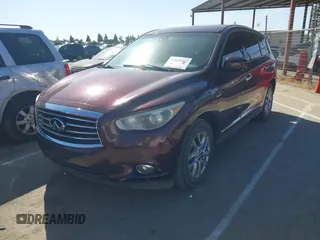 2014 Infiniti QX60 Hybrid with VIN 5N1CL0MM3EC548271, listed as a IAAI auction lot 42093901 with 139,377 mi miles and . Bid and sale history available at DreamBid. Image 2.