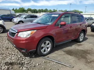 2014 Subaru Forester Premium z VIN JF2SJAEC0EH418454, wystawiony jako Copart lot #57657655 z przebiegiem 145 390 mil mil oraz Szkody całkowita. Historia ofert i sprzedaży dostępna na DreamBid. Obrazek 1.