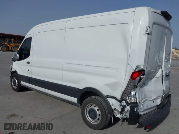 2023 Ford Transit Cargo with VIN 1FTBR1C85PKA32611, listed as a IAAI auction lot 41698153 with 25,010 mi miles and . Bid and sale history available at carsss.com. Image 3.
