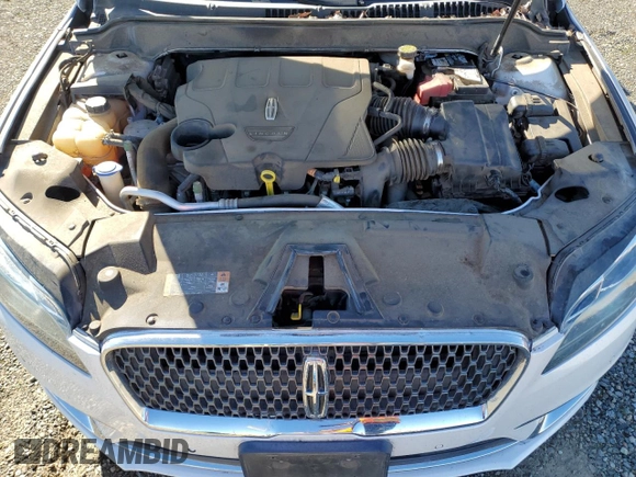 2017 Lincoln MKZ Reserve with VIN 3LN6L5FC9HR665521, listed as a Copart auction lot 44633035 with 105,522 mi miles and Salvage title. Bid and sale history available at DreamBid. Image 13.