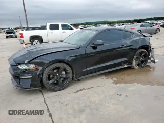 2023 Ford Mustang EcoBoost with VIN 1FA6P8TH9P5112854, listed as a Copart auction lot 56073805 with 23,481 mi miles and Salvage title. Bid and sale history available at DreamBid. Image 1.