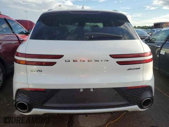 2025 Genesis GV70 Sport с VIN 5NMMCDTC3SH018646, выставлен на аукционе Copart как лот 73887004 с пробегом 1 070 миль миль и На запчасти • Non repairable. История ставок и продаж доступна на DreamBid. Изображение 6.