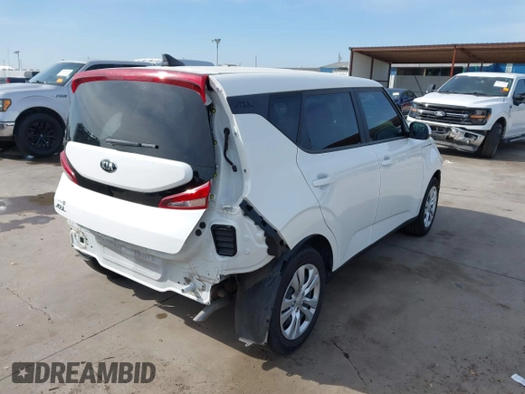 2021 Kia Soul S with VIN KNDJ23AU5M7144920, listed as a IAAI auction lot 41857262 with 28,480 mi miles and . Bid and sale history available at DreamBid. Image 4.