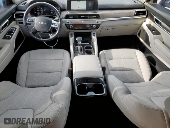 2022 Kia Telluride EX with VIN 5XYP3DHC6NG251537, listed as a Copart auction lot 54061075 with 16,931 mi miles and Salvage Title. Bid and sale history available at carsss.com. Image 8.