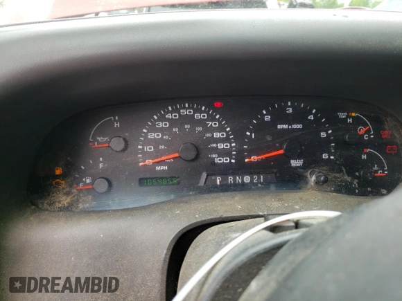 2002 Ford F-350 XL with VIN 1FTSF31L72EC07752, listed as a Copart auction lot 53464854 with 105,485 mi miles and Non Repairable. Bid and sale history available at DreamBid. Image 9.