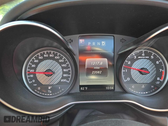 2018 Mercedes-Benz AMG GT AMG GT with VIN WDDYK7HA2JA018312, listed as a Copart auction lot 62376165 with 23,582 mi miles and Salvage title. Bid and sale history available at DreamBid. Image 8.