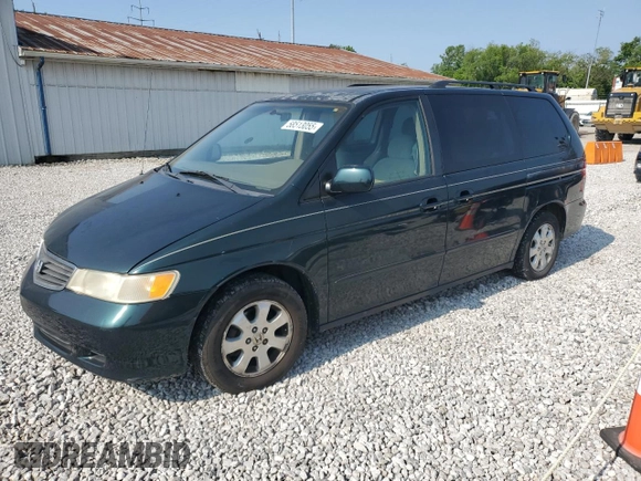 2001 Honda Odyssey EX z VIN 2HKRL18661H539370, wystawiony jako Copart lot #58513055 z przebiegiem 151 607 mil mil oraz Czysty tytuł • Clean title. Historia ofert i sprzedaży dostępna na DreamBid. Obrazek 1.