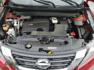 2019 Nissan Pathfinder SV z VIN 5N1DR2MNXKC592996, wystawiony jako Copart lot #54601215 z przebiegiem 63 041 mil mil oraz Szkoda całkowita • Salvage title. Historia ofert i sprzedaży dostępna na DreamBid. Obrazek 12.