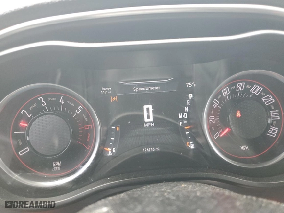 2017 Dodge Challenger R/T with VIN 2C3CDZBT1HH548968, listed as a Copart auction lot 48732705 with 176,745 mi miles and Salvage Title. Bid and sale history available at carsss.com. Image 9.