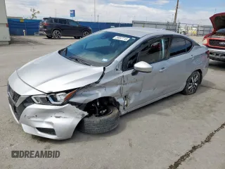 2022 Nissan Versa SV with VIN 3N1CN8EV1NL849200, listed as a Copart auction lot 59047715 with 25,191 mi miles and Salvage title. Bid and sale history available at DreamBid. Image 1.