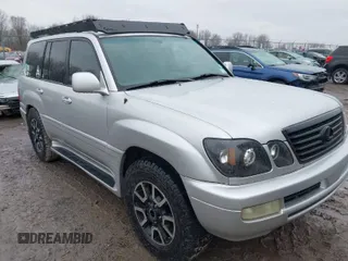 2006 Lexus LX 470 z VIN JTJHT00W364011426, wystawiony jako IAAI lot #42026869 z przebiegiem 254 659 mil mil oraz . Historia ofert i sprzedaży dostępna na DreamBid. Obrazek 1.