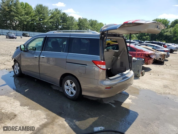 2017 Nissan Quest SV with VIN JN8AE2KP2H9166253, listed as a Copart auction lot 55681044 with 111,999 mi miles. Bid and sale history available at carsss.com. Image 2.