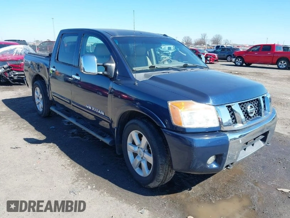 2011 Nissan Titan SV with VIN 1N6BA0ED7BN311347, listed as a IAAI auction lot 41634291 with 116,424 mi miles and . Bid and sale history available at DreamBid. Image 1.
