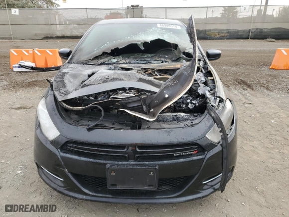 2013 Dodge Dart Aero with VIN 1C3CDFAH7DD216164, listed as a Copart auction lot 86999514 with NaN miles and Salvage Title. Bid and sale history available at carsss.com. Image 5.