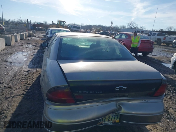 1999 Chevrolet Monte Carlo LS with VIN 2G1WW12M4X9183264, listed as a IAAI auction lot 41388935 with 135,826 mi miles and . Bid and sale history available at DreamBid. Image 6.