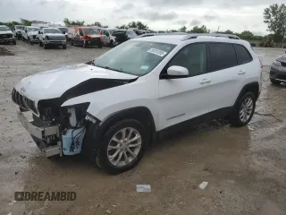2020 Jeep Cherokee Latitude with VIN 1C4PJLCB8LD525489, listed as a Copart auction lot 59251205 with 60,046 mi miles and Salvage title. Bid and sale history available at DreamBid. Image 1.