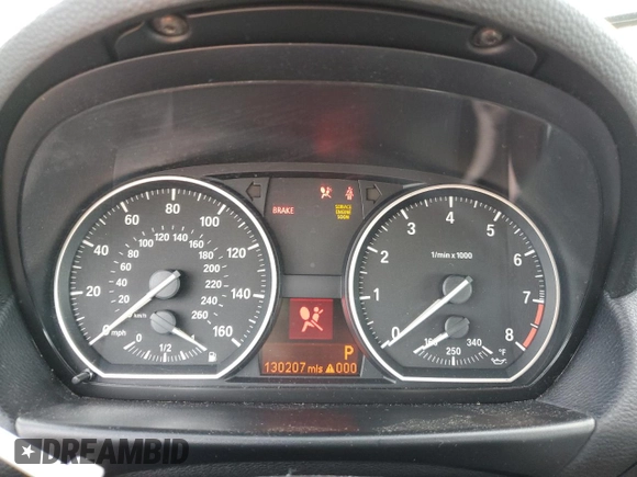2009 BMW 1 Series 135i with VIN WBAUC73559VK95229, listed as a Copart auction lot 55657105 with 130,207 mi miles and Clean Title. Bid and sale history available at carsss.com. Image 9.