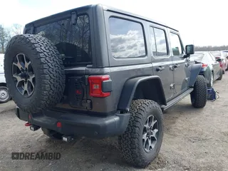 2018 Jeep Wrangler Unlimited Rubicon with VIN 1C4HJXFG8JW111195, listed as a IAAI auction lot 41916718 with 190,158 mi miles and . Bid and sale history available at DreamBid. Image 4.