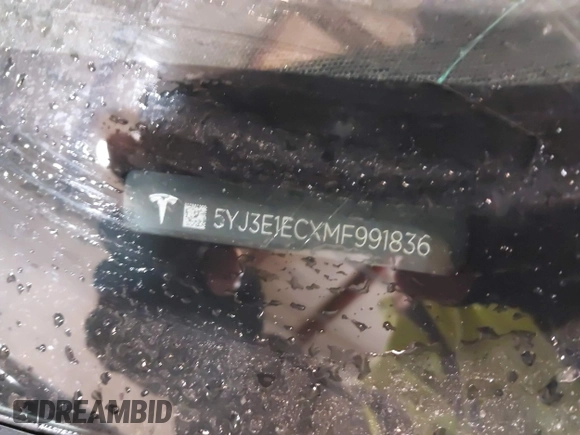 2021 Tesla Model 3 Performance with VIN 5YJ3E1ECXMF991836, listed as a IAAI auction lot 41830519 with Not Provided miles and . Bid and sale history available at carsss.com. Image 9.
