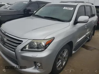 2015 Lexus LX 570 with VIN JTJHY7AX5F4166979, listed as a Copart auction lot 73796974 with 73,104 mi miles and Salvage Title. Bid and sale history available at DreamBid. Image 1.